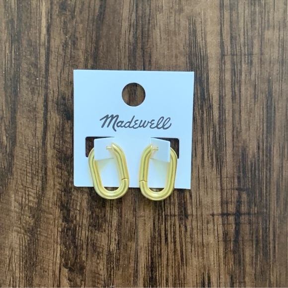 Madewell carabiner medium hoop earring - Picture 7 of 8
